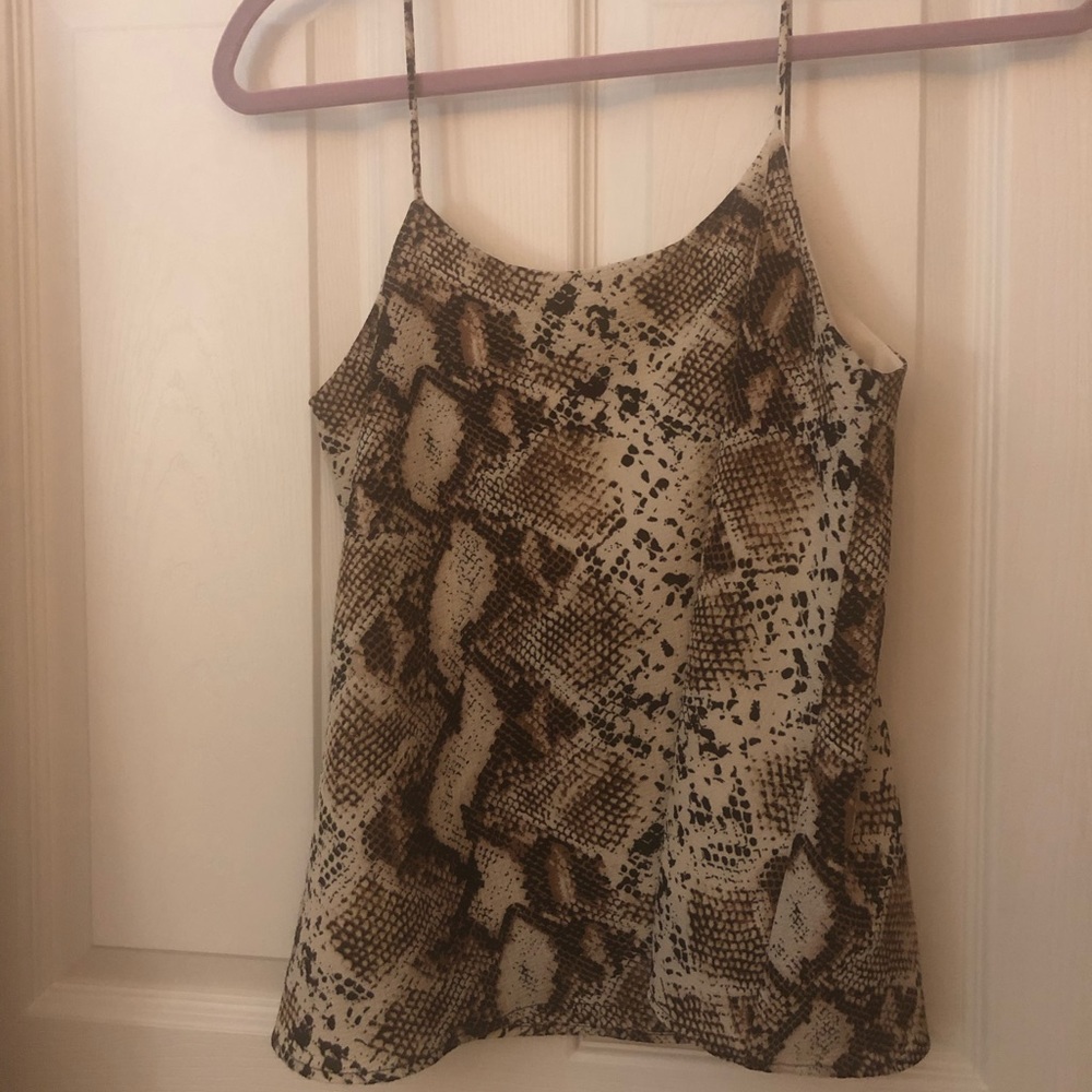 Snake skin camisole